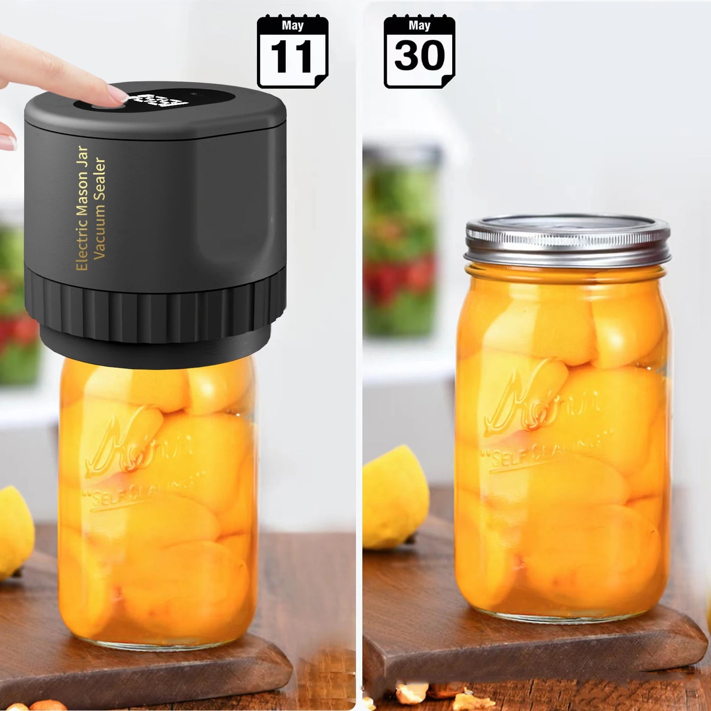 TrendyHomeHearth™ Mason Jar Vacuum Sealer