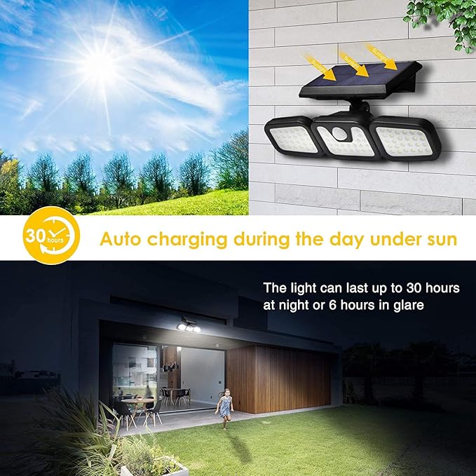 TrendyHomeHearth™ LED Solar Motion Sensor Light