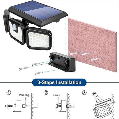 TrendyHomeHearth™ LED Solar Motion Sensor Light